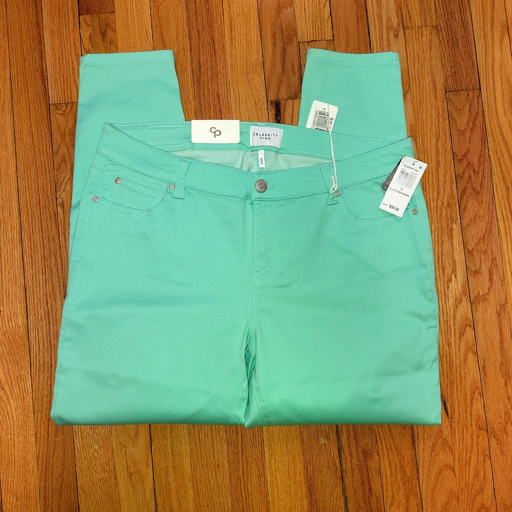 Celebrity Pink Mint Green Women's Jeggings